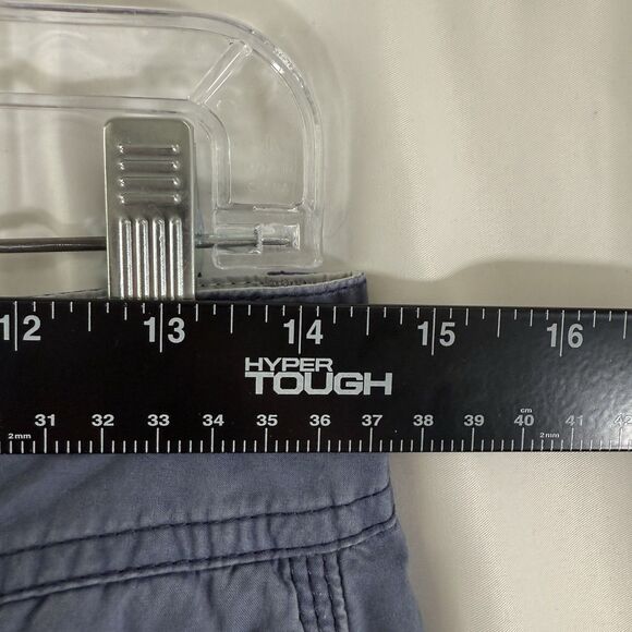 Athleta Cargo Pants Women's 4P Blue Snap Zip Pockets Lightweight Low Rise - Picture 14 of 16